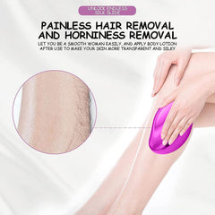 crystal hair remover stone Painless Epilator Reusable Depilation Tool for body hair. Portable Hair Removal Beauty Tool- Hair remover Stone for Man and Women
