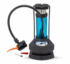 High Pressure Heavy-Duty Foot Air Pump with Pressure Gauge for Bicycle, Ball, Scooter & Inflatable Toys