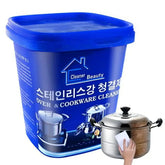 Cookware Cleaner Kitchen Washing Pot Bottom Black Scale Decontamination Household Stainless Steel Cleaning Paste Powerful(500g)