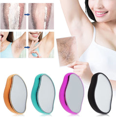 crystal hair remover stone Painless Epilator Reusable Depilation Tool for body hair. Portable Hair Removal Beauty Tool- Hair remover Stone for Man and Women